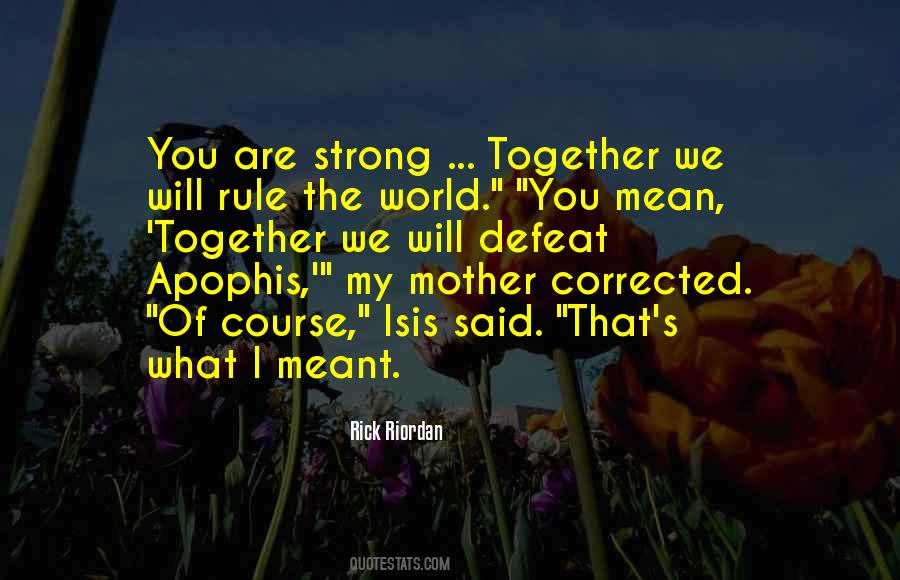 Isis's Quotes #554731