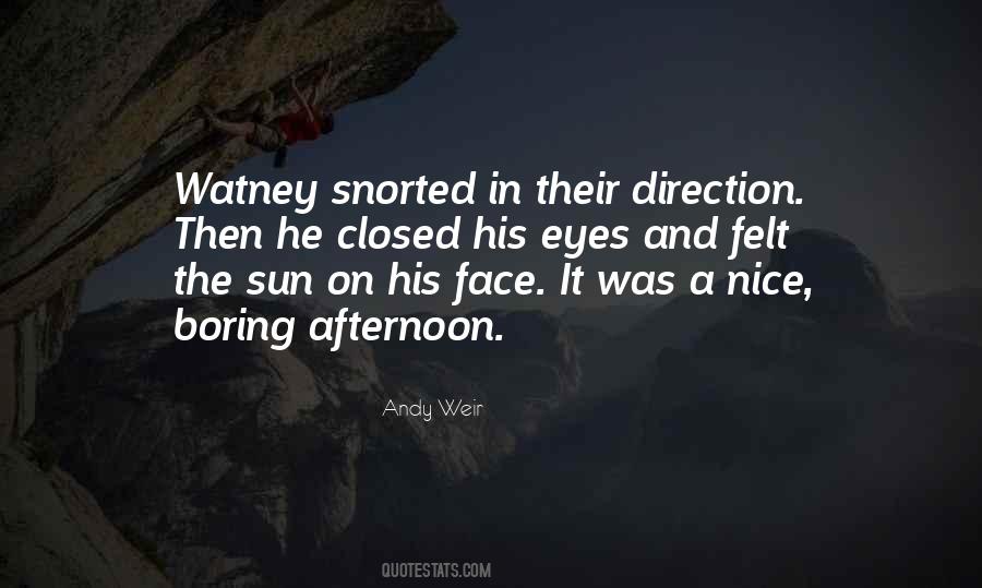 Quotes About The Sun In Your Face #142733