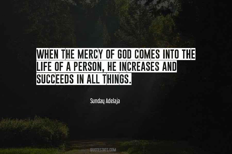 Quotes About The Mercy Of God #1219006