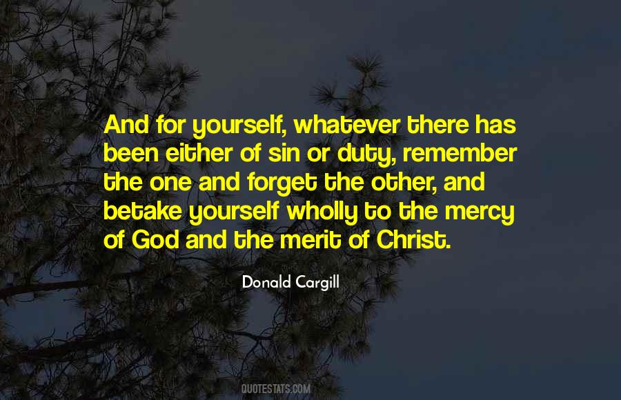 Quotes About The Mercy Of God #289489