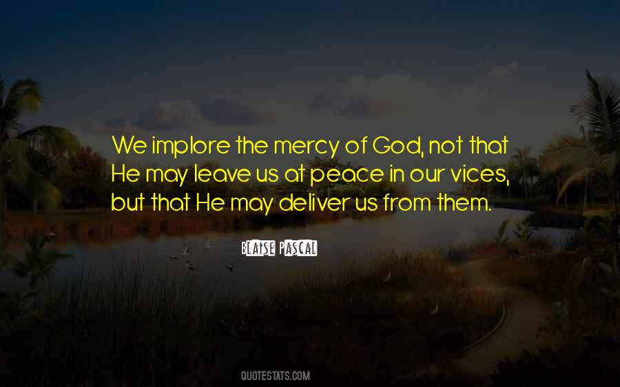 Quotes About The Mercy Of God #6459