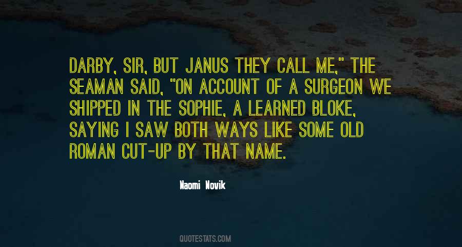 Janus's Quotes #1310875