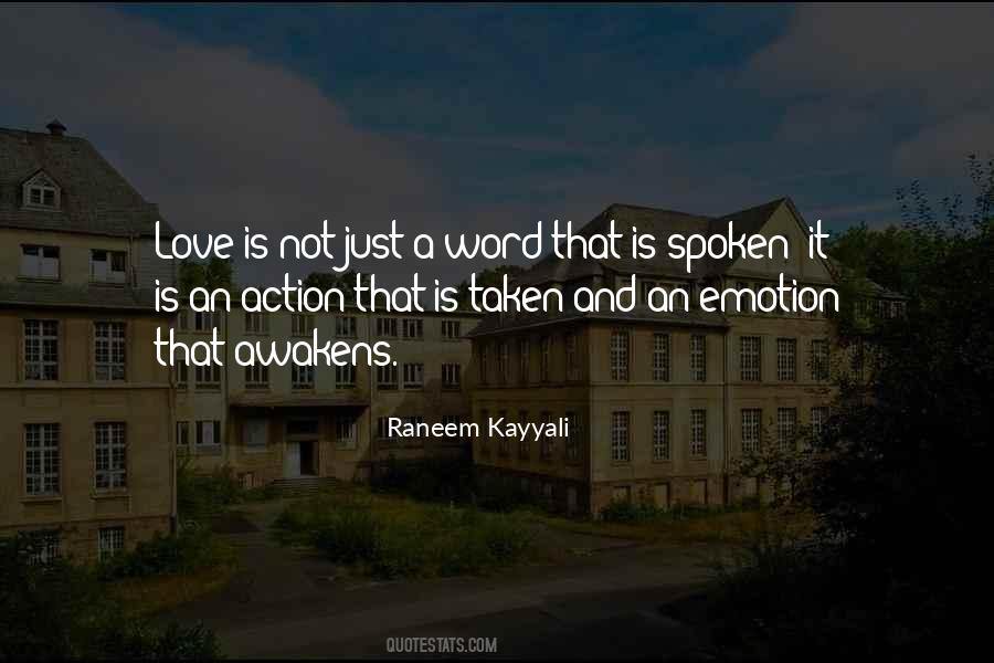 Quotes About Action And Love #7486