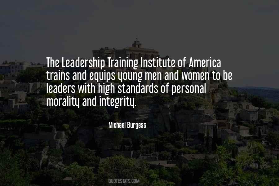 Quotes About Integrity And Leadership #514206