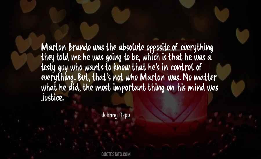 Johnny's Quotes #135883