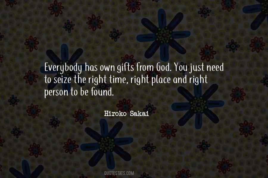 Quotes About The Right Time And Place #93175