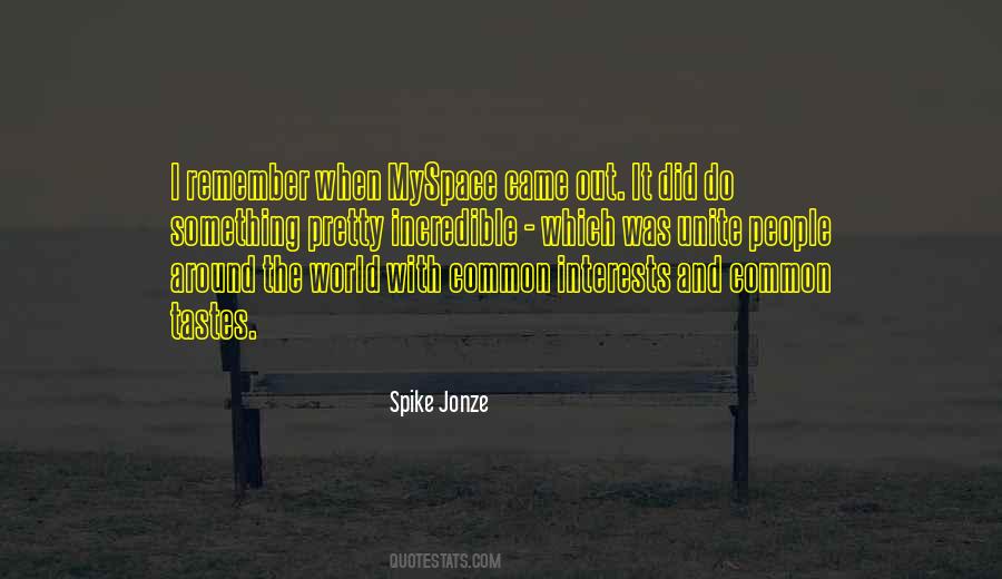Jonze Quotes #646537 Jonze Quotes #646537
