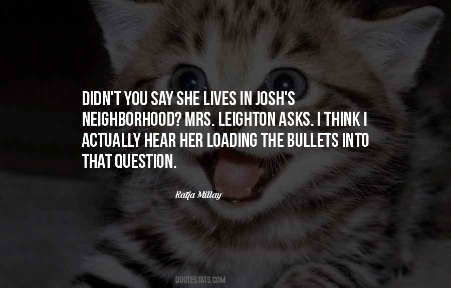Josh's Quotes #1103772