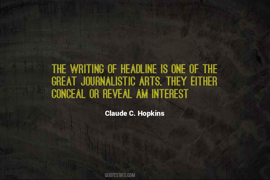 Journalistic Quotes #125552