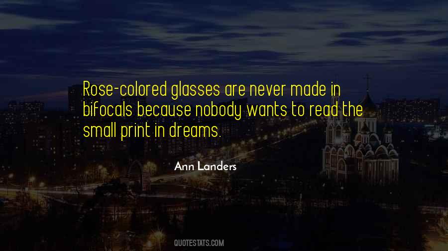 Quotes About Rose Colored Glasses #1471414