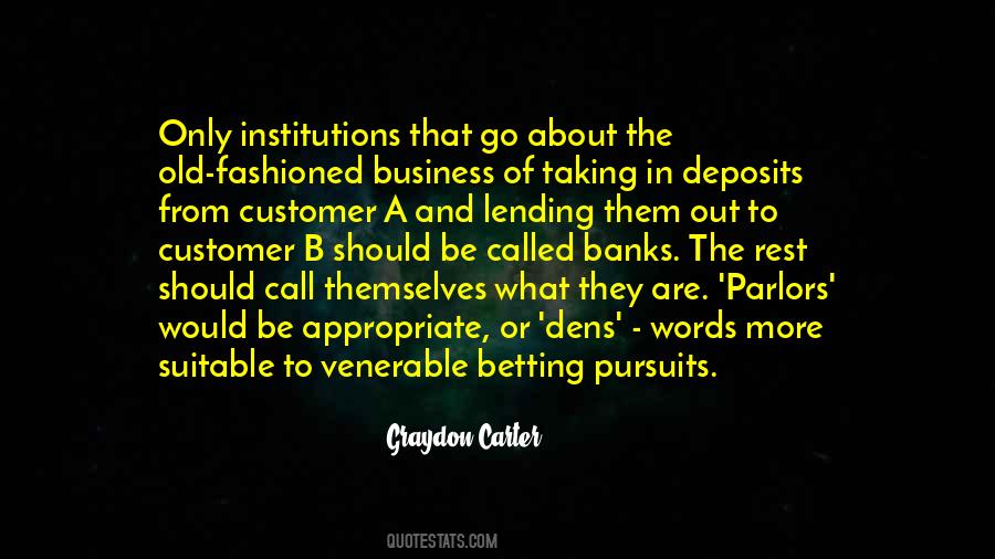 Quotes About Deposits #1118887