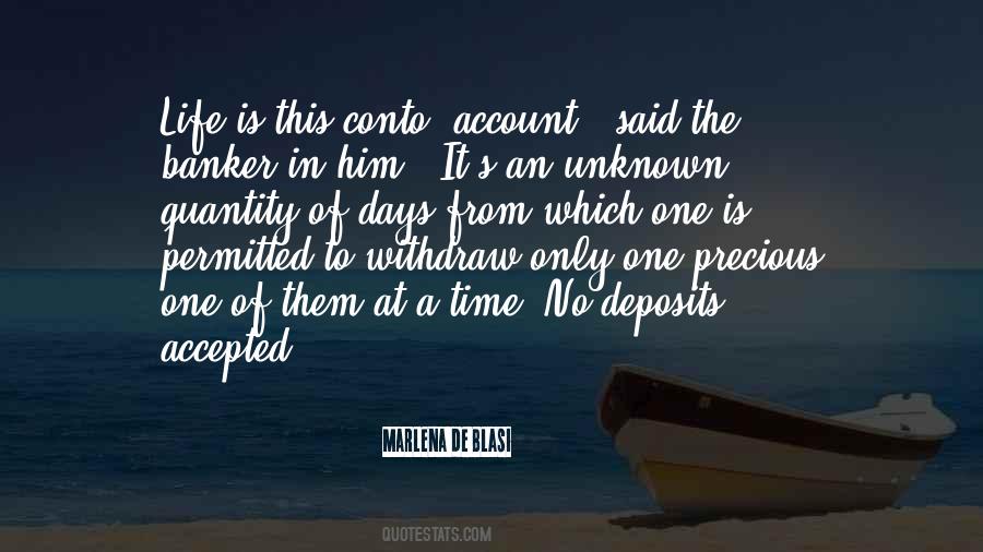 Quotes About Deposits #882092