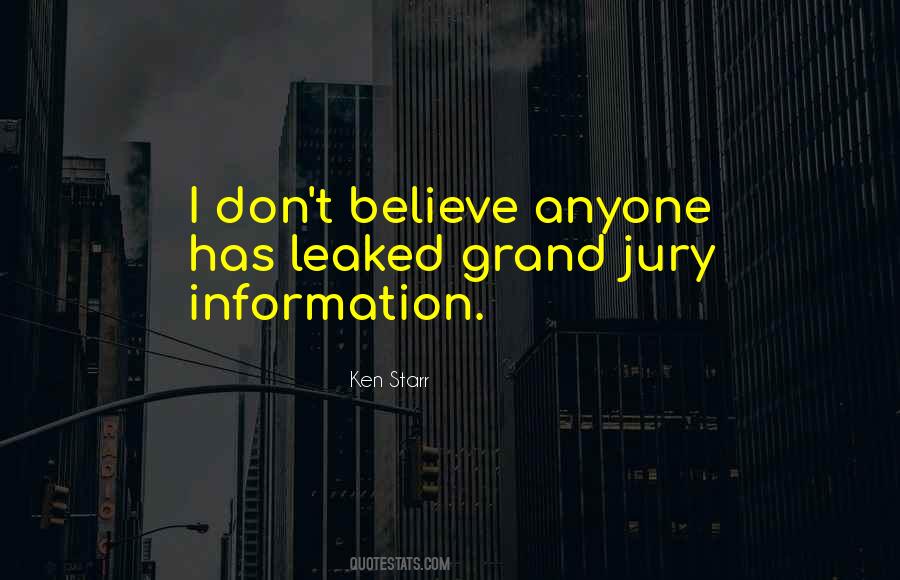 Jury's Quotes #42501