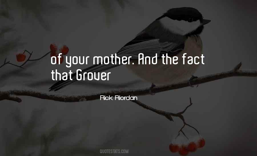 Quotes About Grover #72385