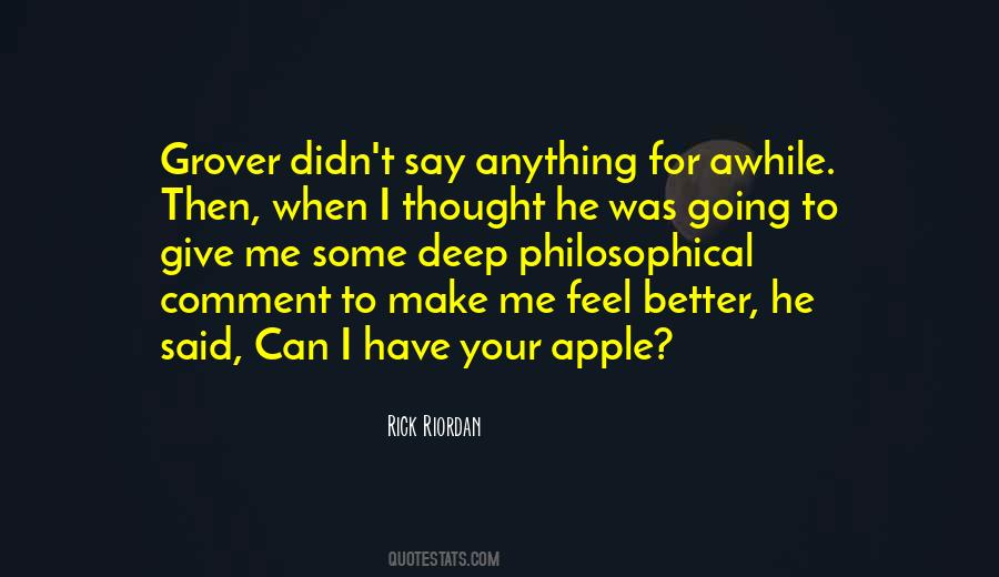 Quotes About Grover #878342