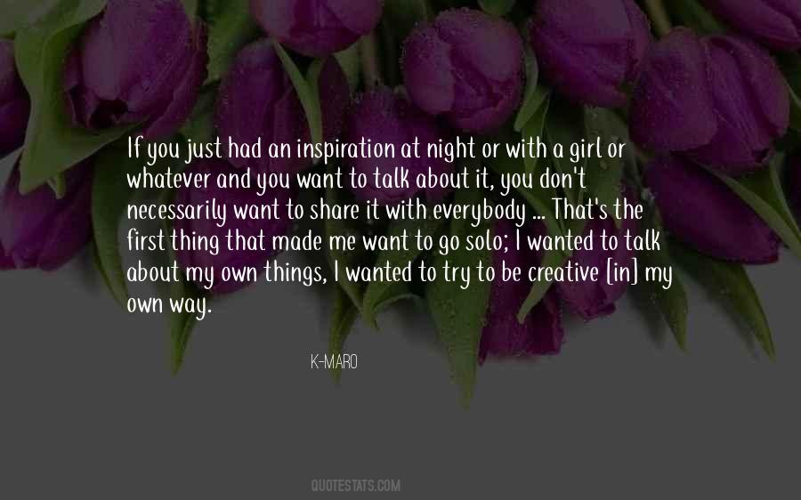 Quotes About Creative Inspiration #1817211