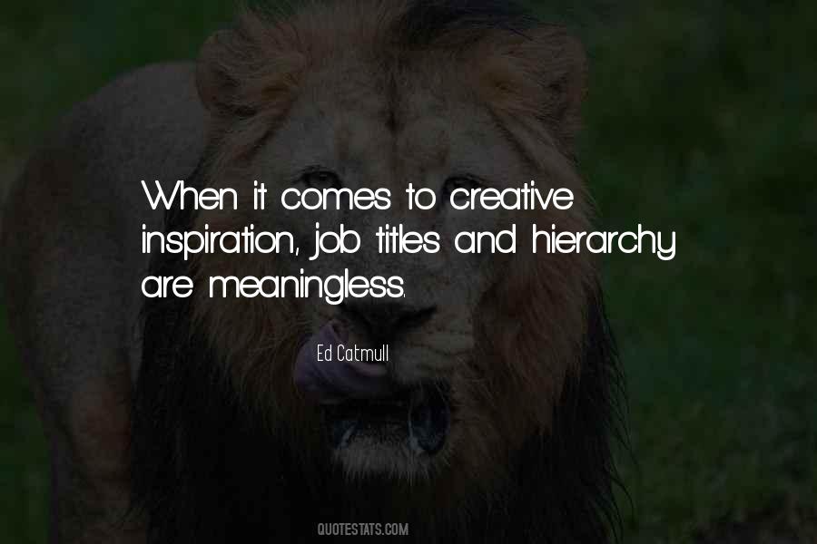 Quotes About Creative Inspiration #1871265