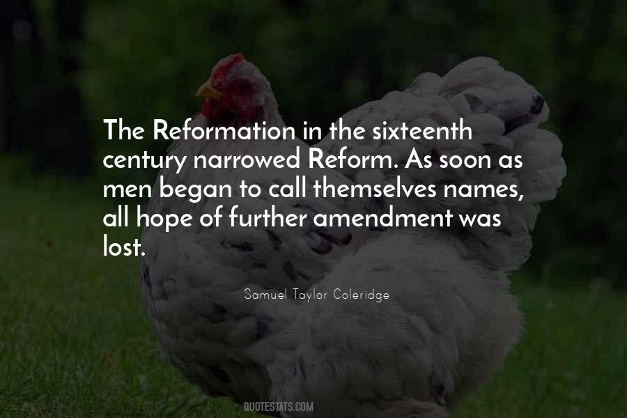 Quotes About Reformation #161908