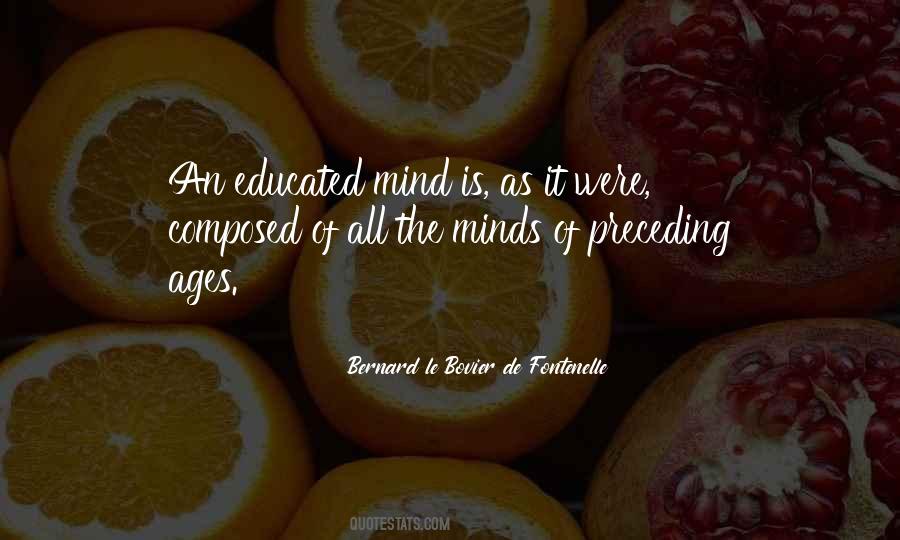 Quotes About Educated Mind #1319403