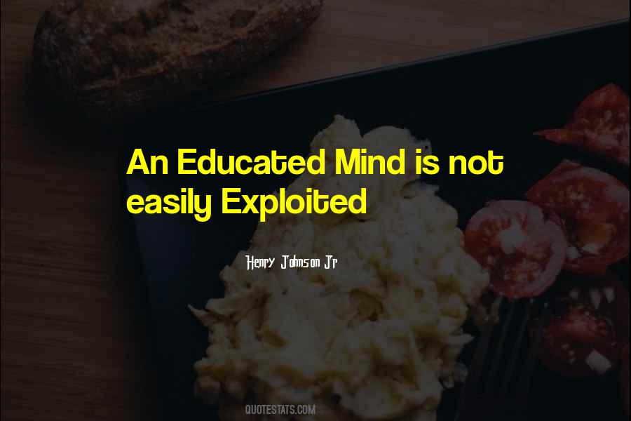 Quotes About Educated Mind #1426300