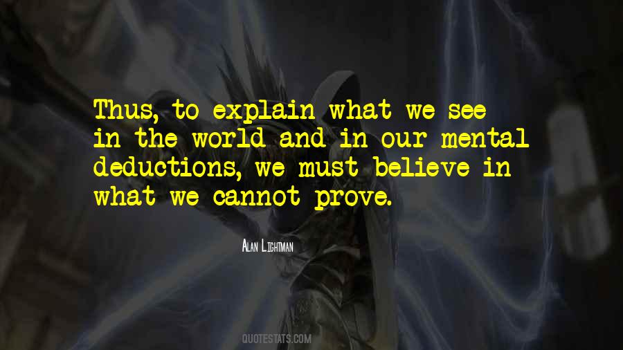 Quotes About What We Cannot See #1104865