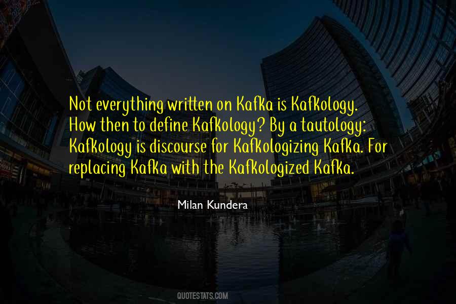 Kafkologizing Quotes #125989