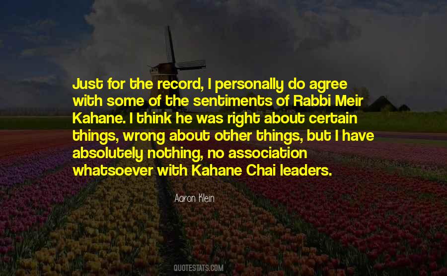 Kahane Quotes #381118