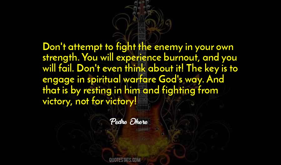 Quotes About Spiritual Warfare #1008127