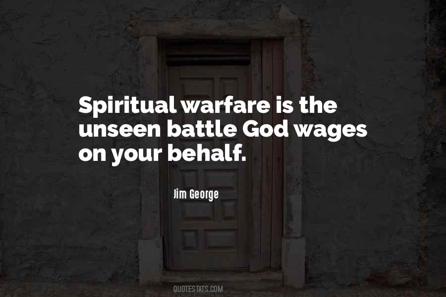 Quotes About Spiritual Warfare #711398