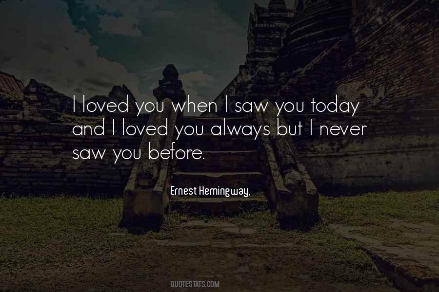 Quotes About I Never Loved You #395980