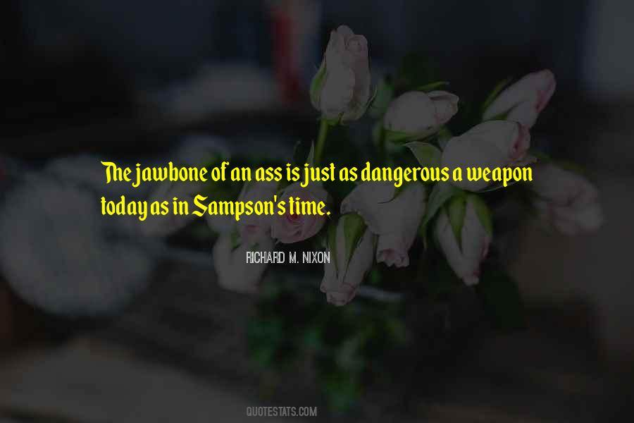 Quotes About Sampson #357122