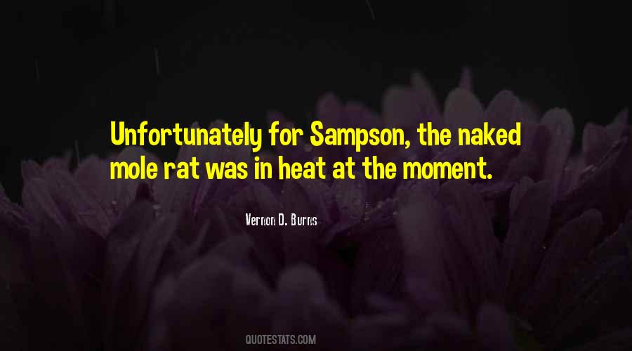 Quotes About Sampson #384914