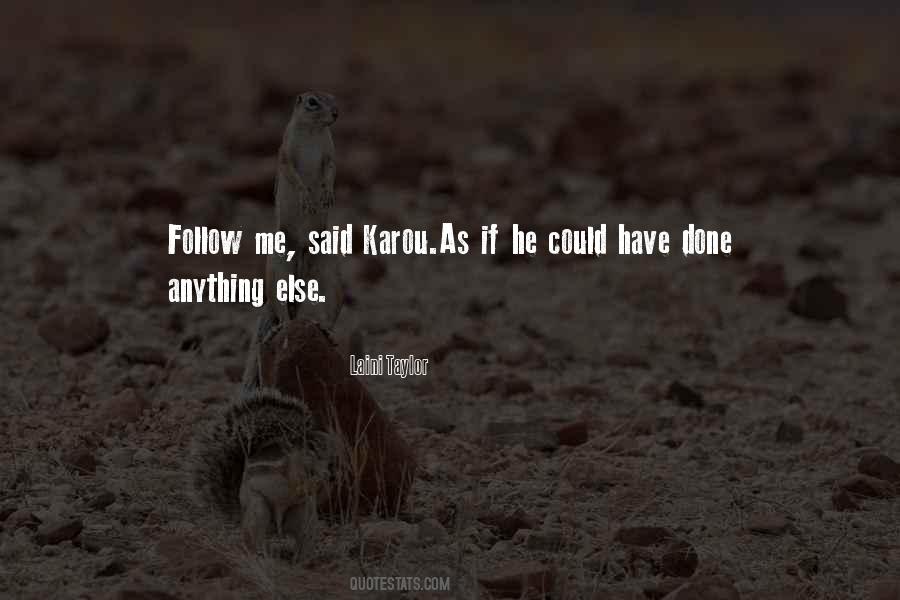 Karou's Quotes #1526356