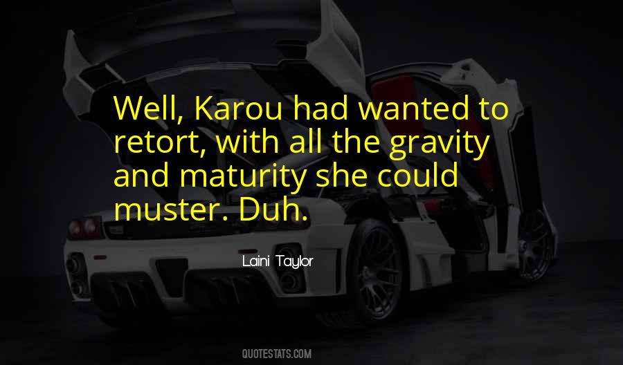 Karou's Quotes #6135
