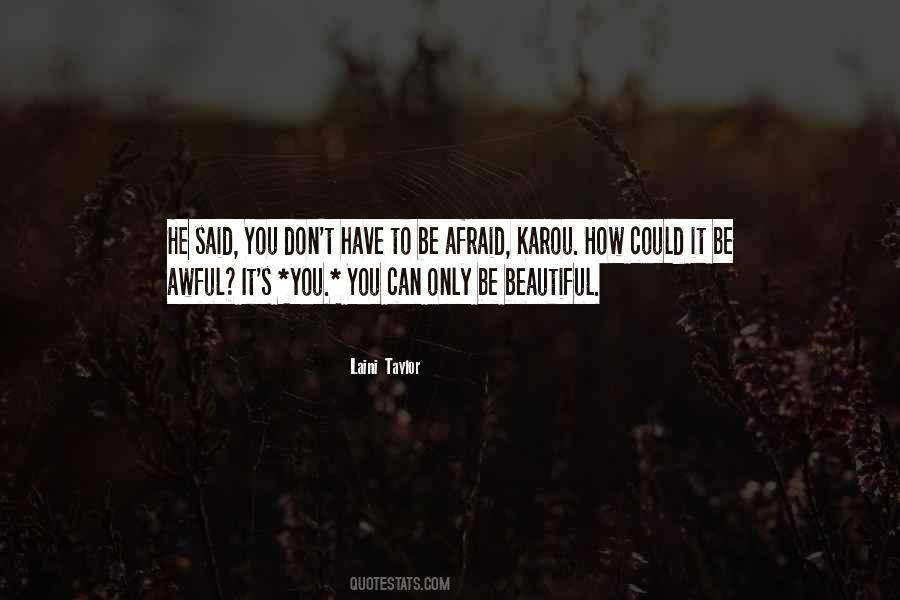 Karou's Quotes #921306