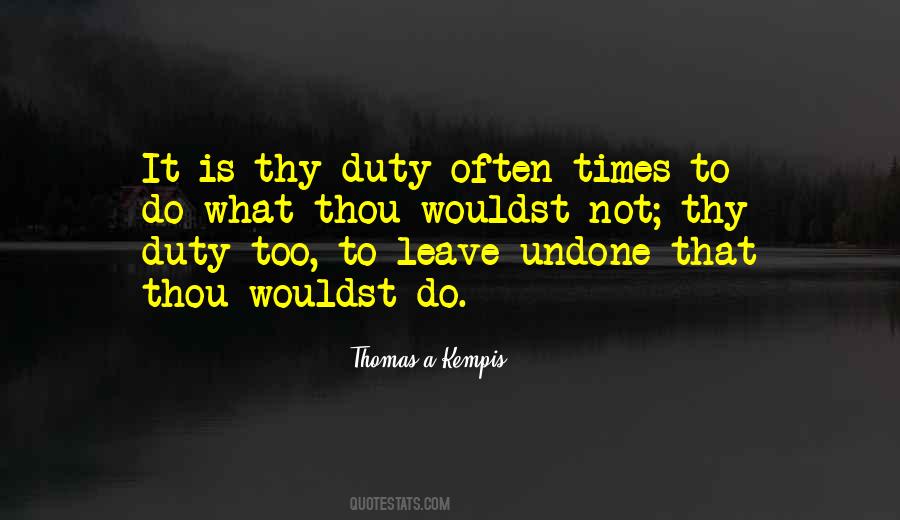 Quotes About Duty #1861947