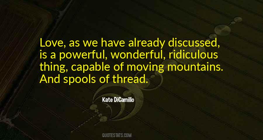 Quotes About Moving Mountains #371594