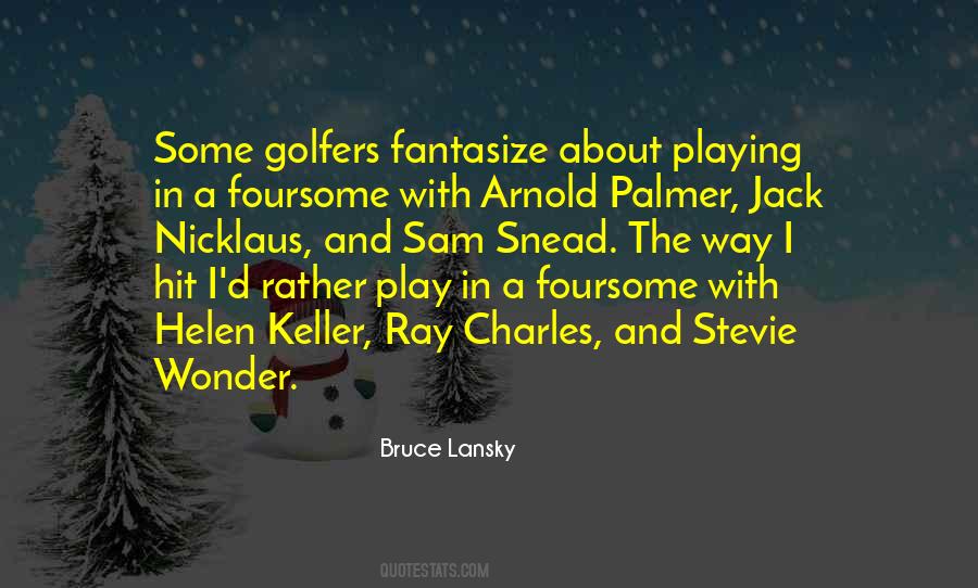 Quotes About Golfers #138405