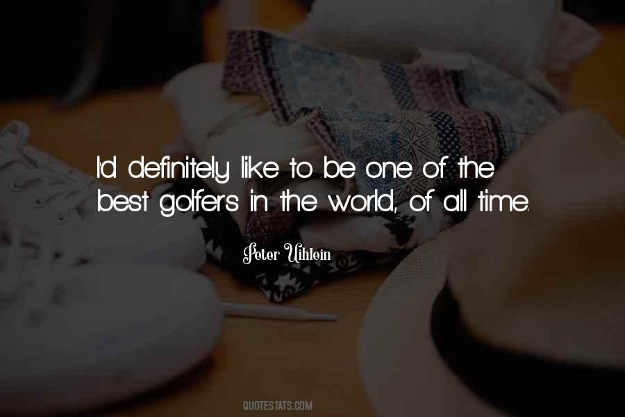Quotes About Golfers #70248