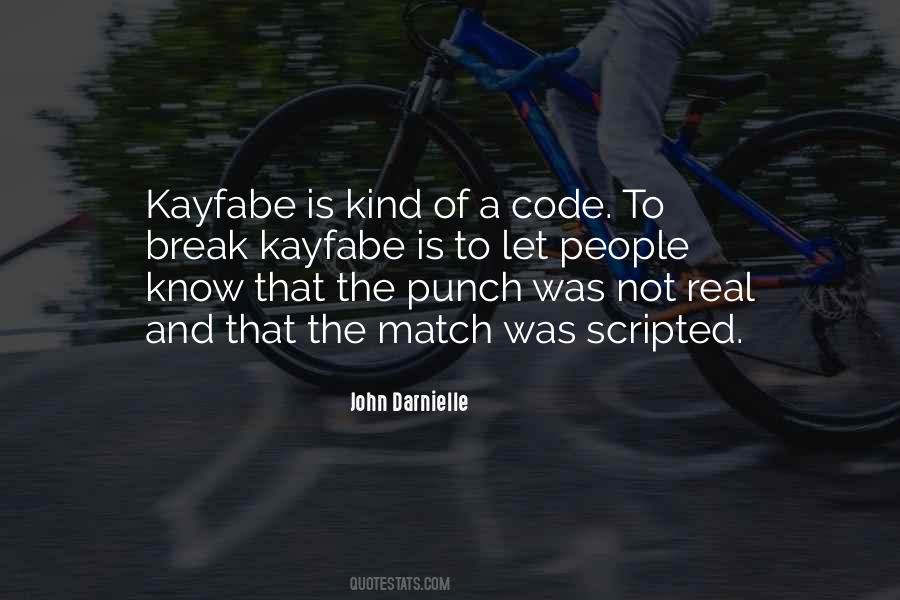 Kayfabe Quotes #582005