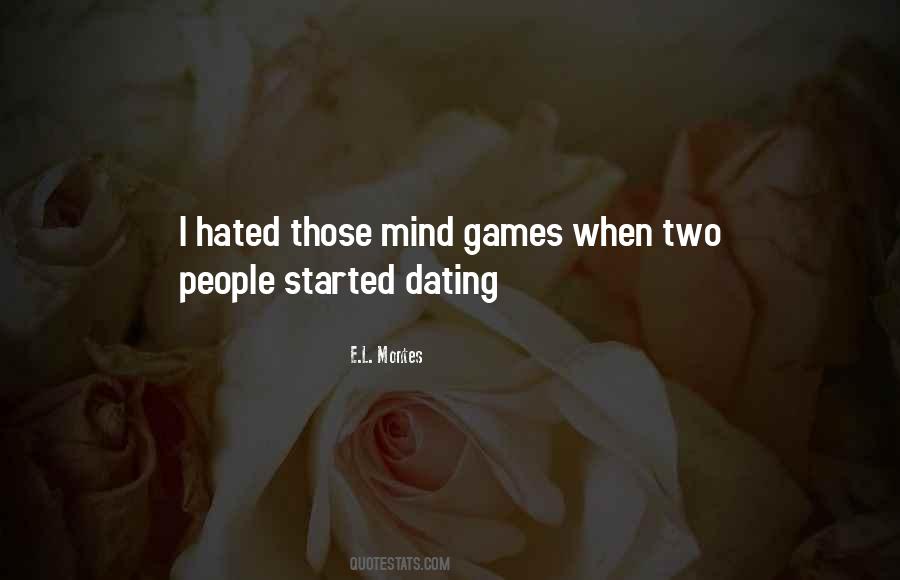 Quotes About Mind Games #1551426