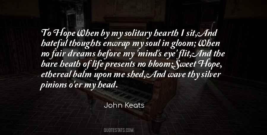 Keats's Quotes #1339184