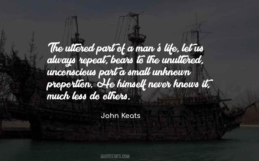 Keats's Quotes #1437550