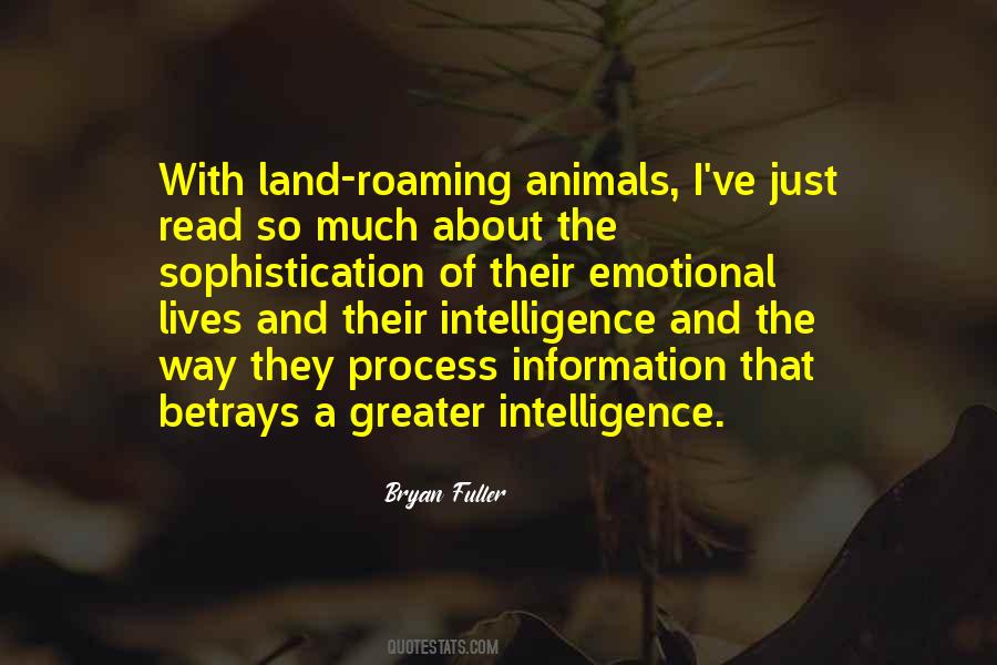 Quotes About Animals Intelligence #1705002