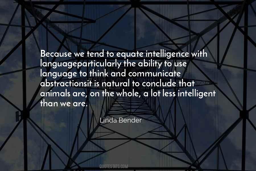 Quotes About Animals Intelligence #555063
