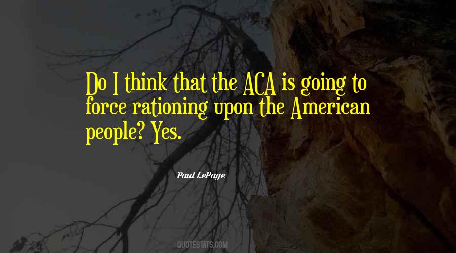 Quotes About Aca #42488