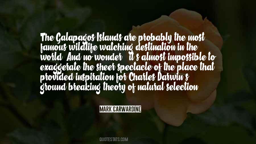 Quotes About Galapagos Islands #700572