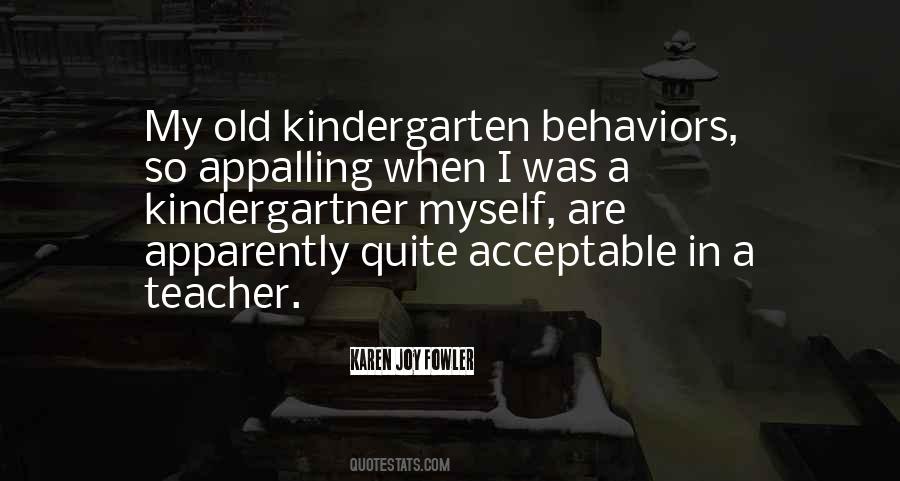 Kindergartner Quotes #1325956