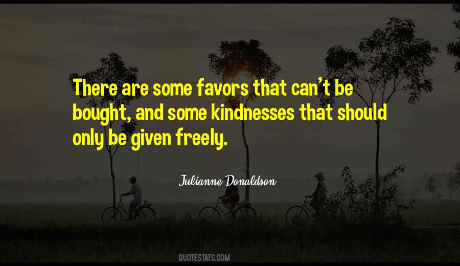 Kindnesses Quotes #1335776