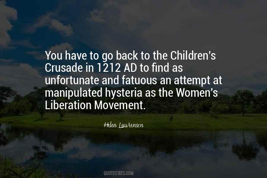 Quotes About Women's Liberation Movement #1262619